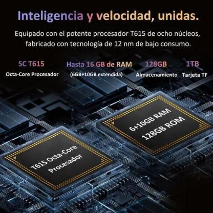 Cubot Note 60 Dual SIM 128 GB Azul 16 GB (6 GB + 10 GB ampliados) RAM Android 15 Pantalla 7,2\" 120 Hz Batería 7000 mAh Cámara Triple 48 MP Protección IP65 A