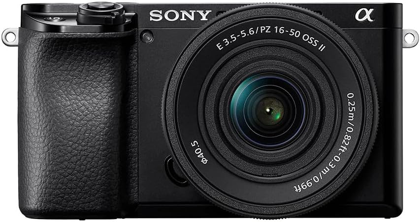 Sony Cámara Alpha 6400 APS-C con Nuevo Lente Zoom 16-50mm Versión 2 con autoenfoque más rápido, Ligero y silencioso