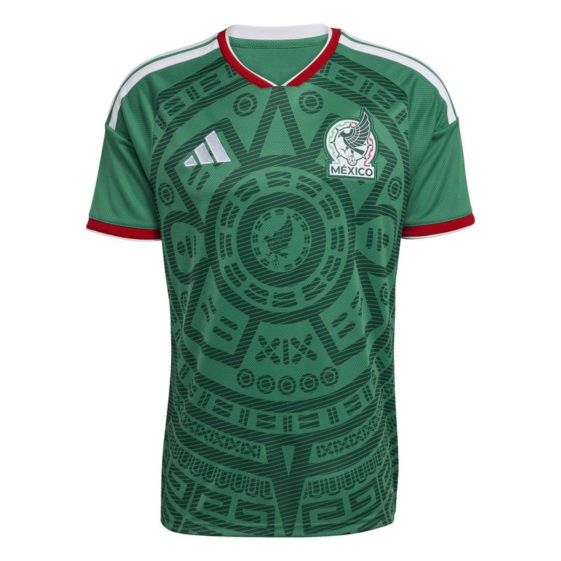Paquete de 3 piezas：Jersey adidas para Hombre Local Selección Nacional de México 26 Verde