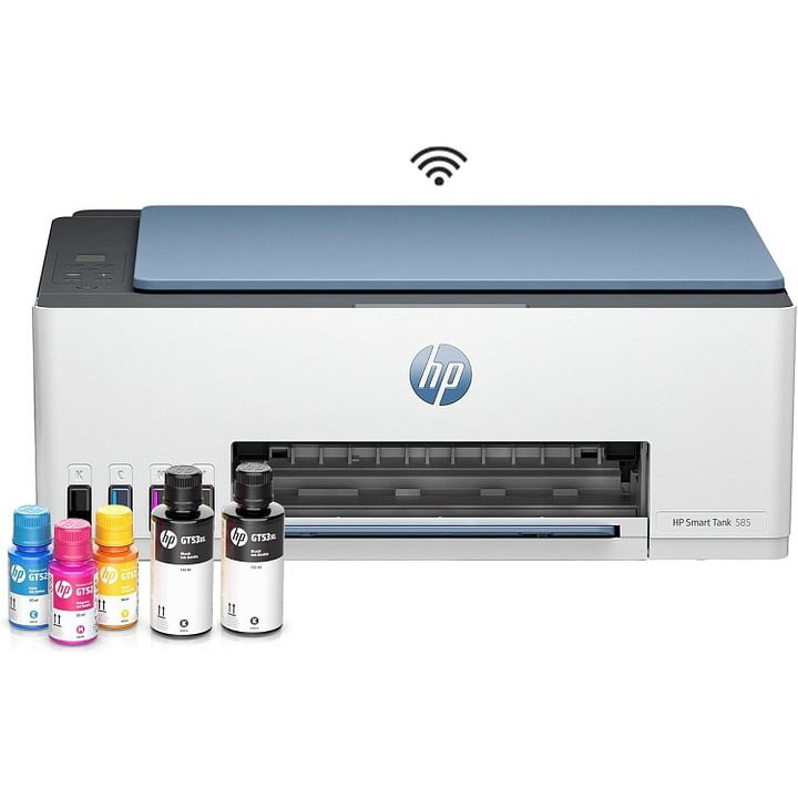 HP Impresora Multifuncional Smart Tank 580, Tinta Continua, Color, Wi-Fi, Dúplex (Doble Cara) Manual, Impresión Desde Smart App, 2 años de Garantía (1F3Y2A)