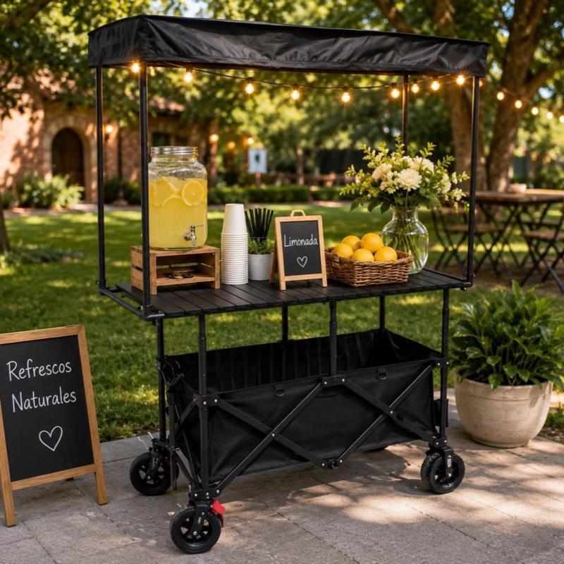 Carrito Multiusos Plegable con Toldo