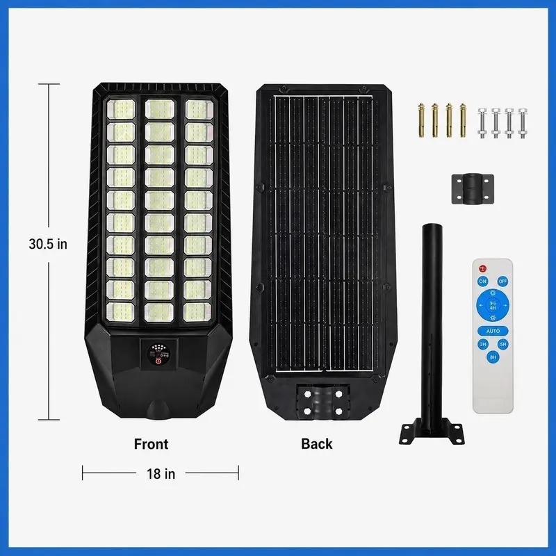 Kepeak Solar Street Light – 10W Outdoor Motion Sensor