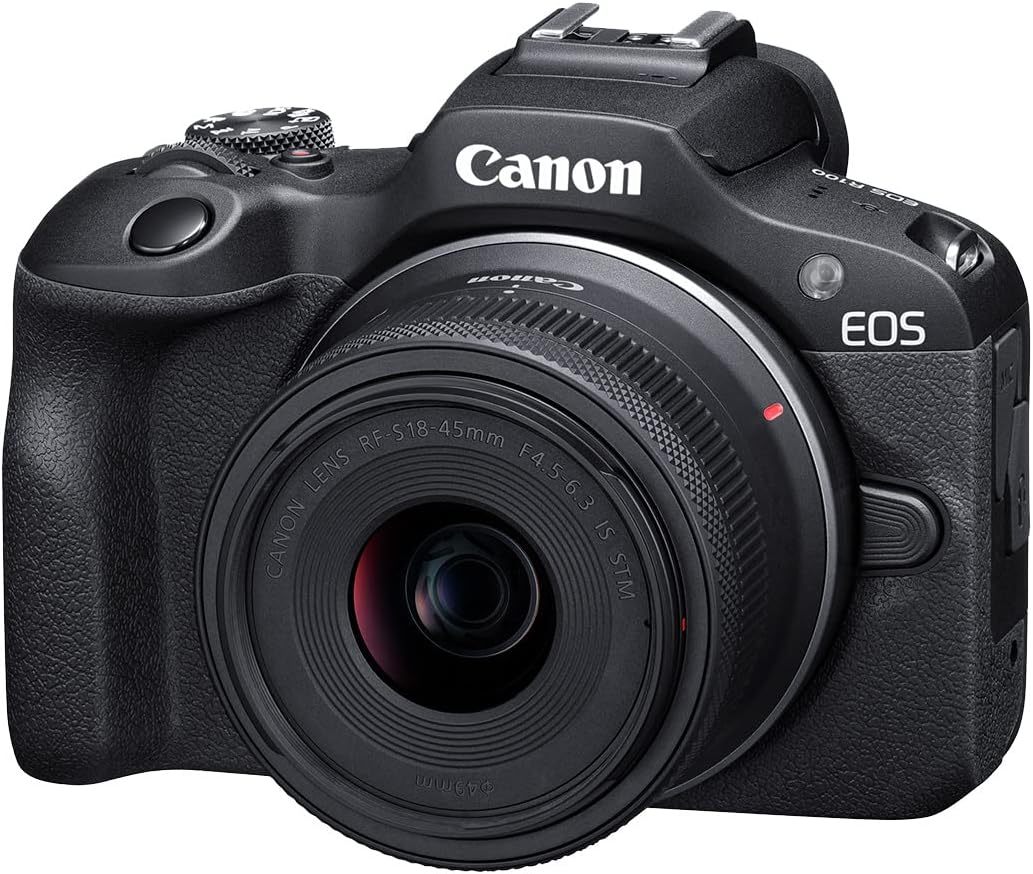 Canon Cámara Mirrorless R100 RF-S 18-45mm F4.5-6.3 IS STM