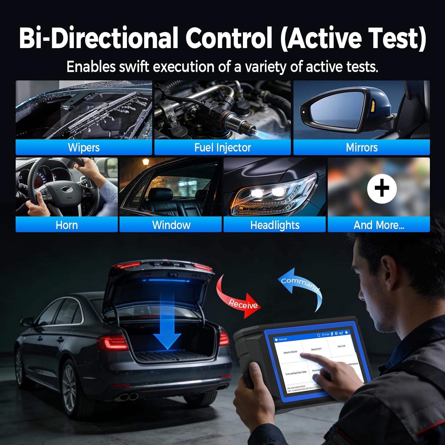 TOPDON VeriDiag X800 BT OBD2 EscÃ¡ner, herramienta de escaneo bidireccional 2026 mejorada con 34 servicios de reinicio, herramienta de diagnÃ³stico automotriz inalÃ¡mbrica de sistema completo