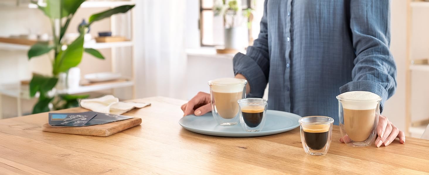 Cappuccino Double Wall Glass Set DLSC311