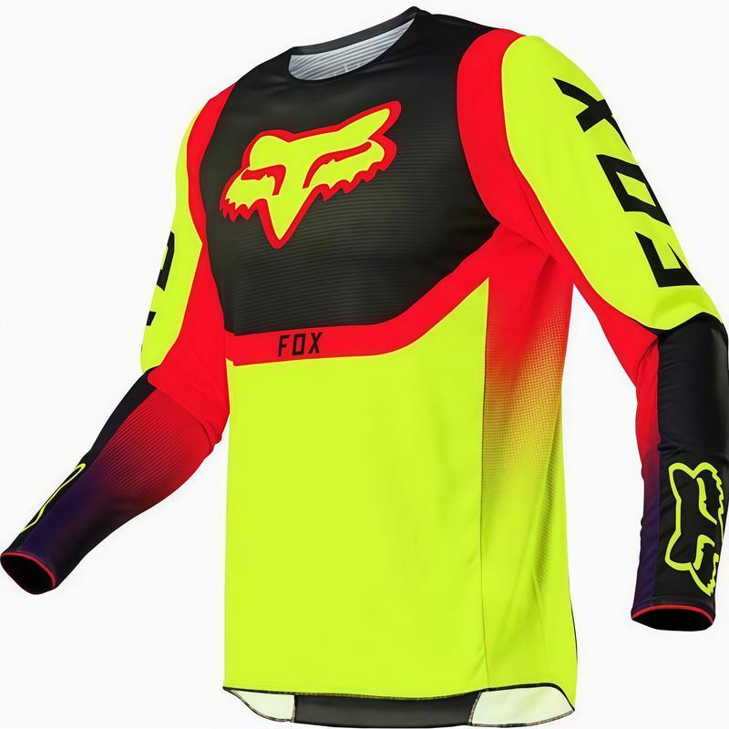 Paquete de 3: Maillot de ciclismo de manga larga, versátil y superventas; ideal para descenso, carreras todoterreno y una conducción de descenso transpirable.