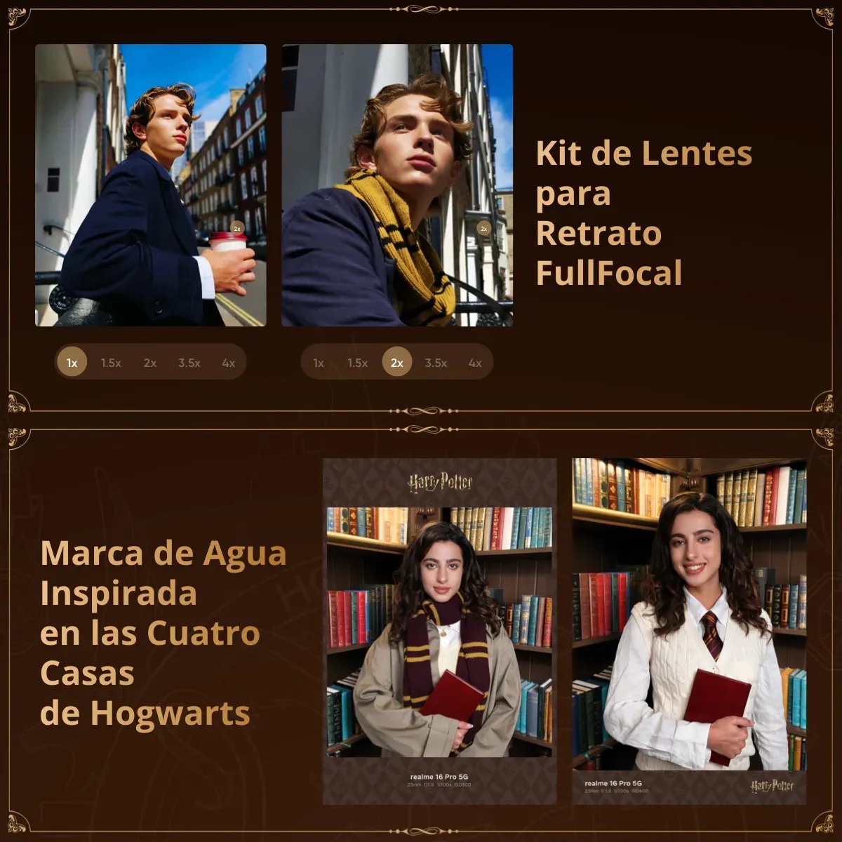 Celular realme 16 Pro 5G 12GB 256GB Edición Harry Potter