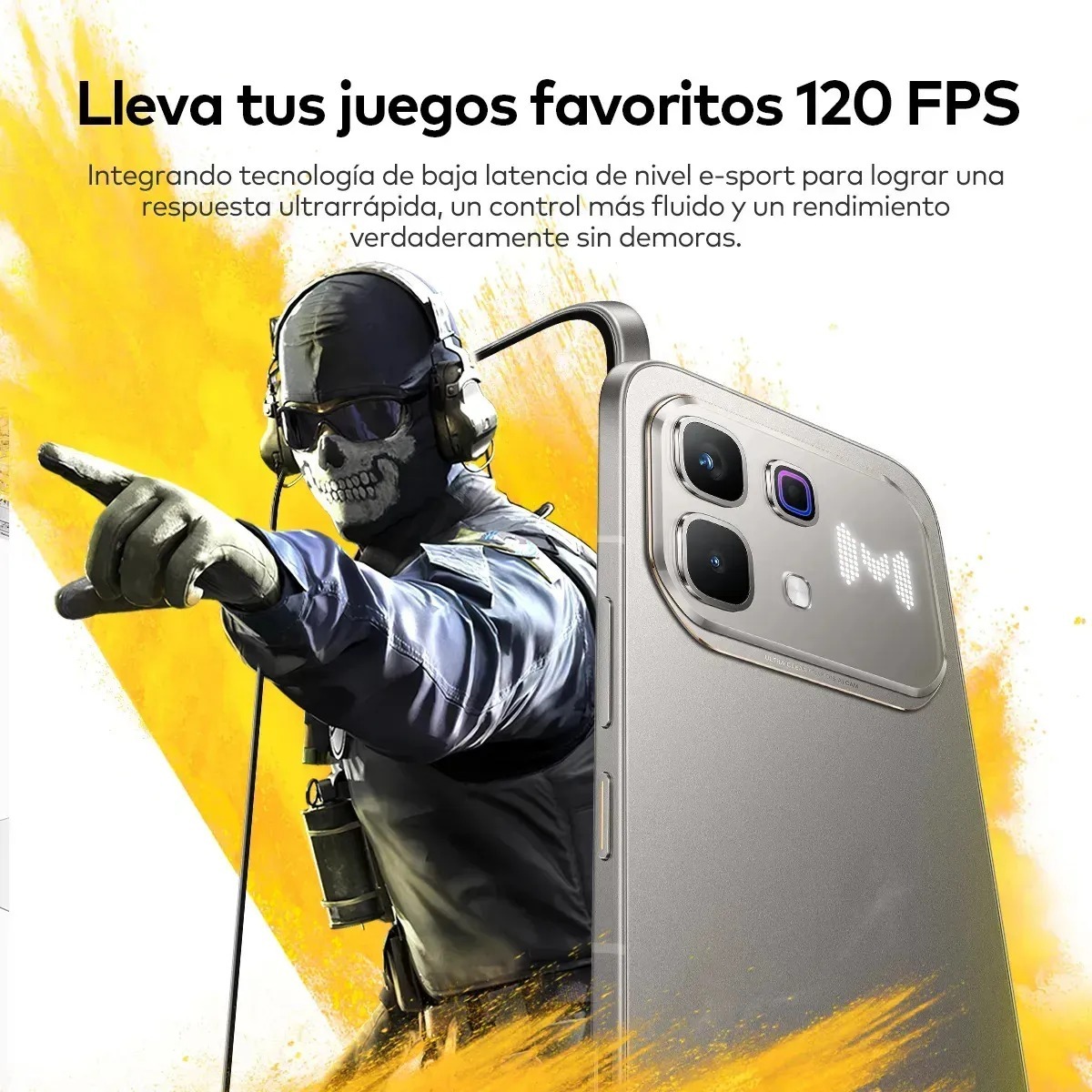 Infinix Note 60 Pro 5G | 8GB+256GB | Moka Snapdragon 7s Gen 4  | 6000 mah 90 W Carga Superrápida 30 W Inalámbrico  | 6.78'' Amoled 1.5K 144 Hz Active Matrix | Marrón 