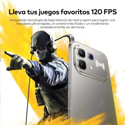 Infinix Note 60 Pro 5G | 8GB+256GB | Moka Snapdragon 7s Gen 4  | 6000 mah 90 W Carga Superrápida 30 W Inalámbrico  | 6.78'' Amoled 1.5K 144 Hz Active Matrix | Marrón 