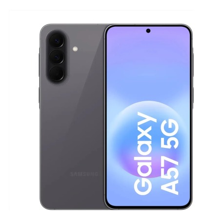 eléfono celular Samsung Galaxy A57 5G 256gb, 8gb Ram, características Ai gris oscuro
