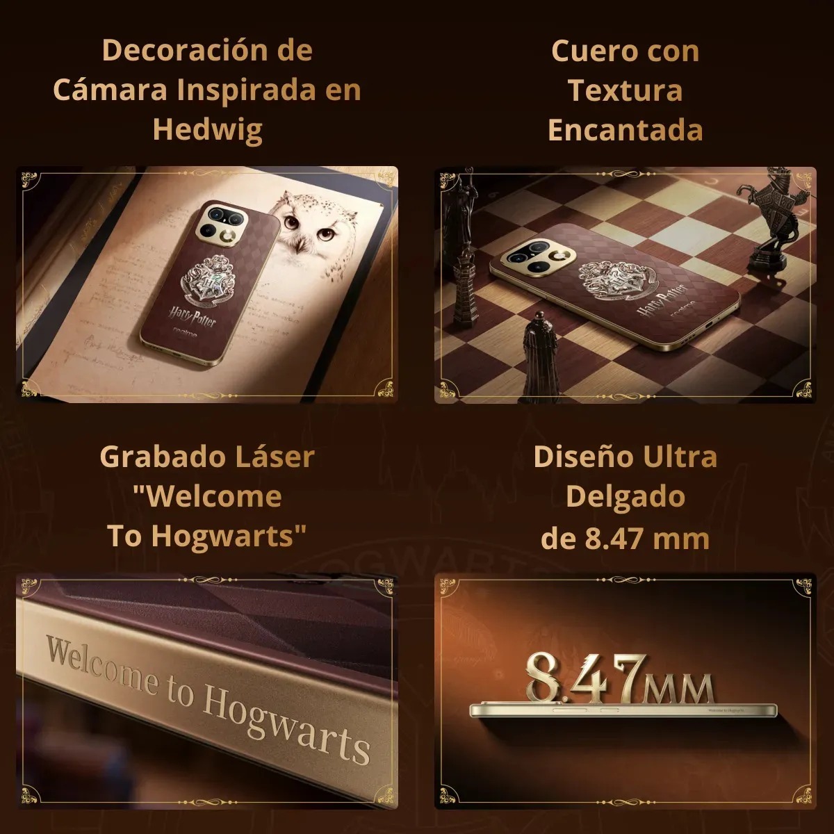 Celular realme 16 Pro 5G 12GB 256GB Edición Harry Potter