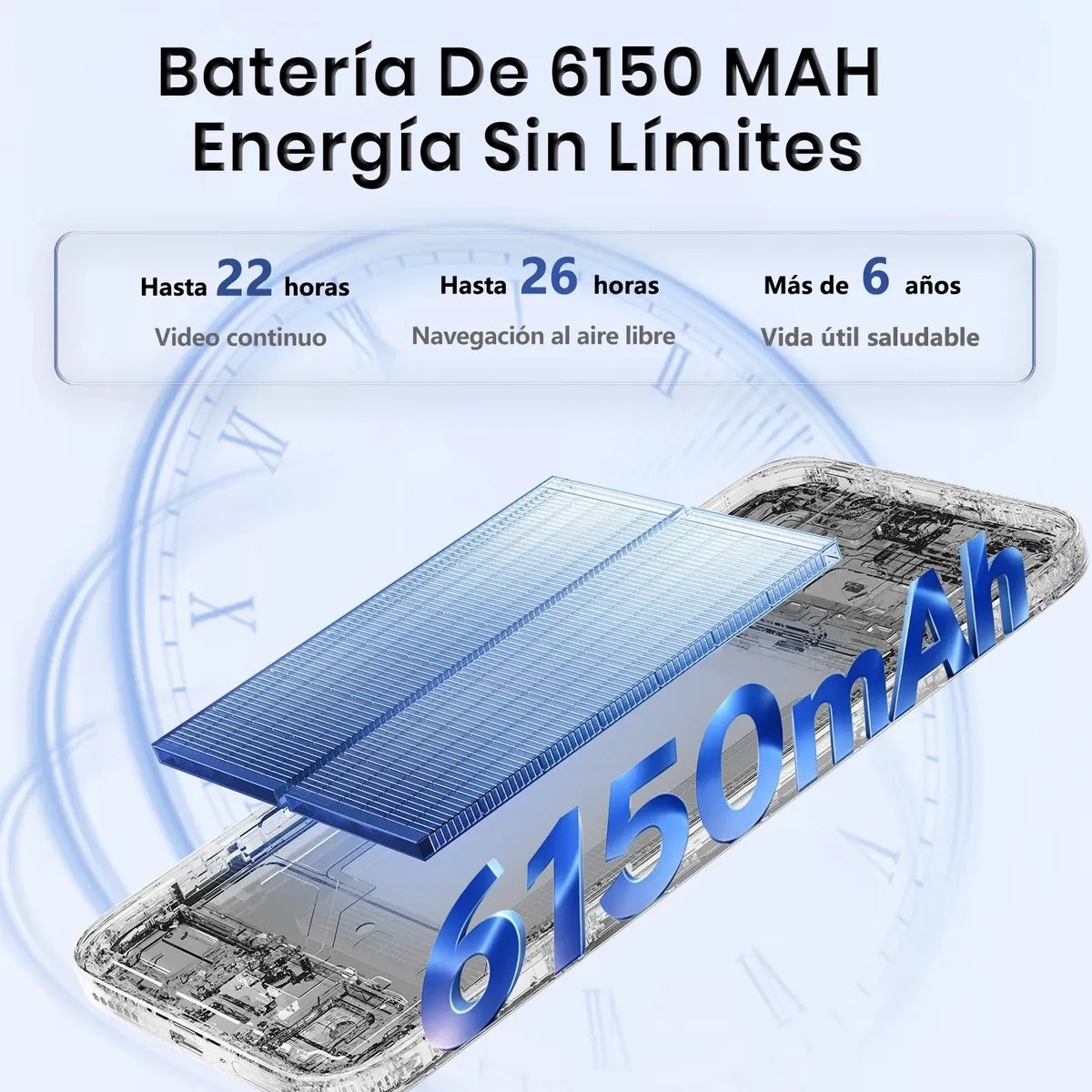 Celular Infinix Note 60 5G 256GB+16GB RAM: 8GB+8GB Extendible, 6,78" AMOLED 144Hz 1.5K 6150mAh 30W Inalámbrica 45W Carga Rápida Ai Smartphone Dual SIM Cámara 50MP+13MP Live Photo Negro Medianoche