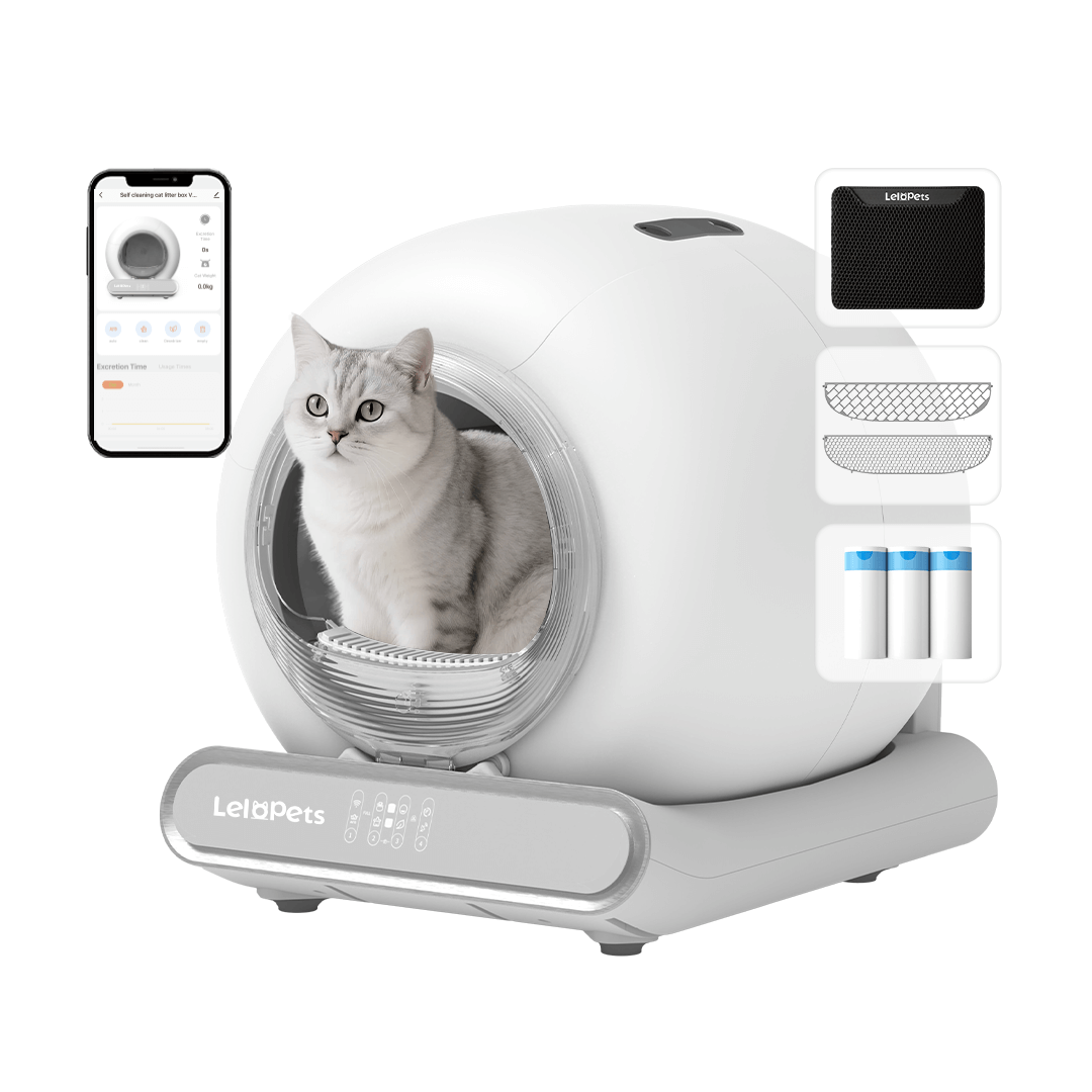 Arenero autolimpiable para gatos (sistema antipellizcos) | LeloPets C4
