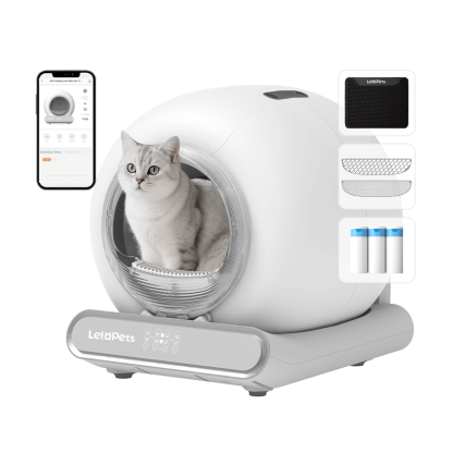 Arenero autolimpiable para gatos (sistema antipellizcos) | LeloPets C4