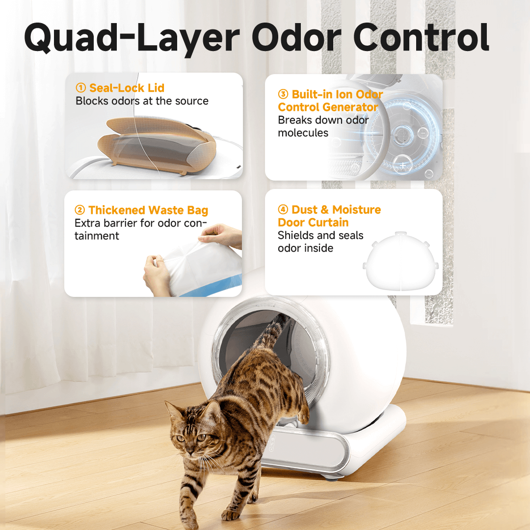 Arenero autolimpiable para gatos (sistema antipellizcos) | LeloPets C4