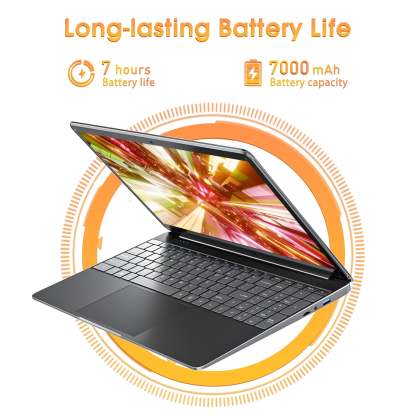 SGIN portátil de 15,6 pulgadas, 8 GB DDR4, 256 GB SSD, Windows 11 con procesador Intel Celeron de 4 núcleos, HD IPS 1366x 768