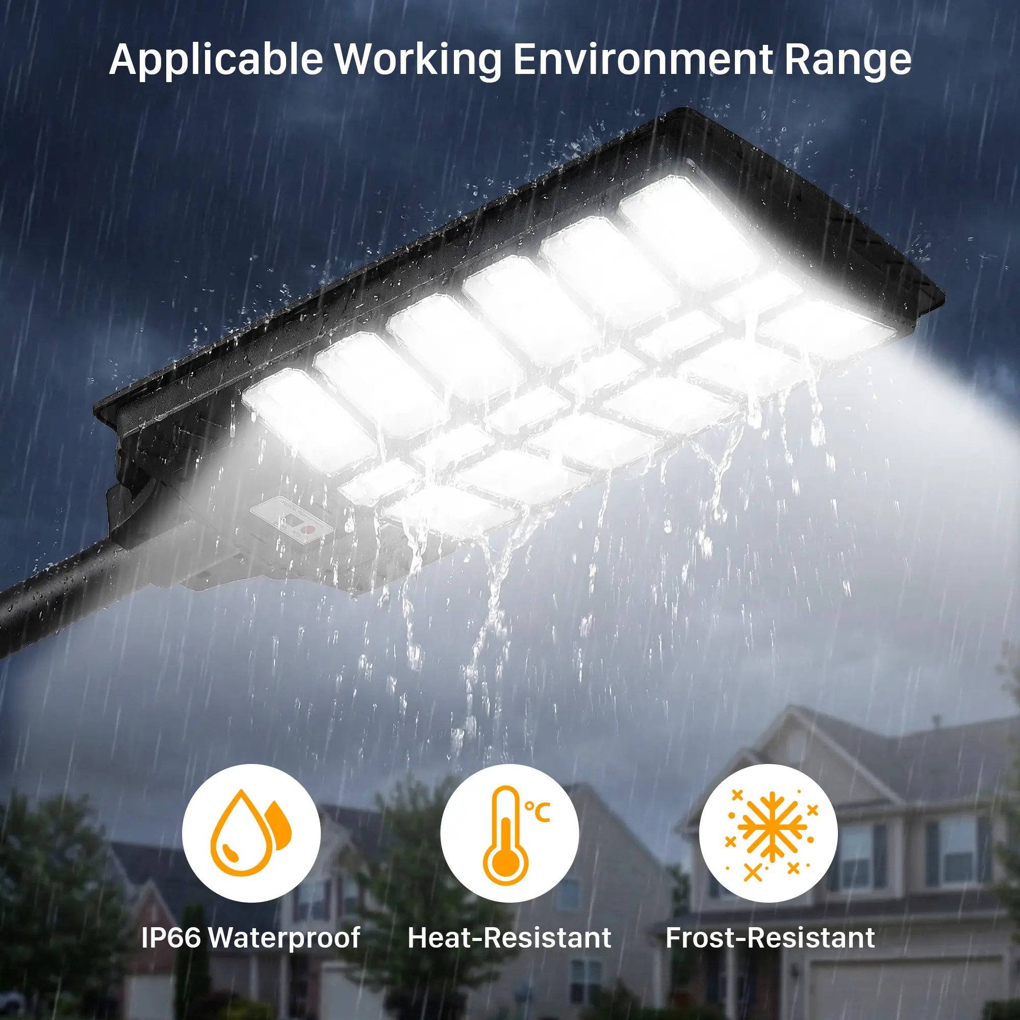 Lámpara solar de pared para exteriores – LED con sensor de movimiento y 3 modos | Luz de seguridad impermeable IP66 con control remoto | Luz para jardín, patio y porche | Iluminación solar para exteriores