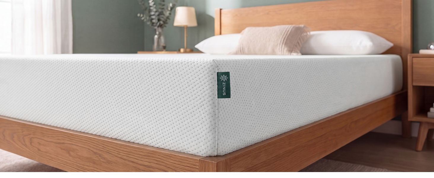 The original Zinus Green Tea Memory Foam mattress trusted by 50 million customers  