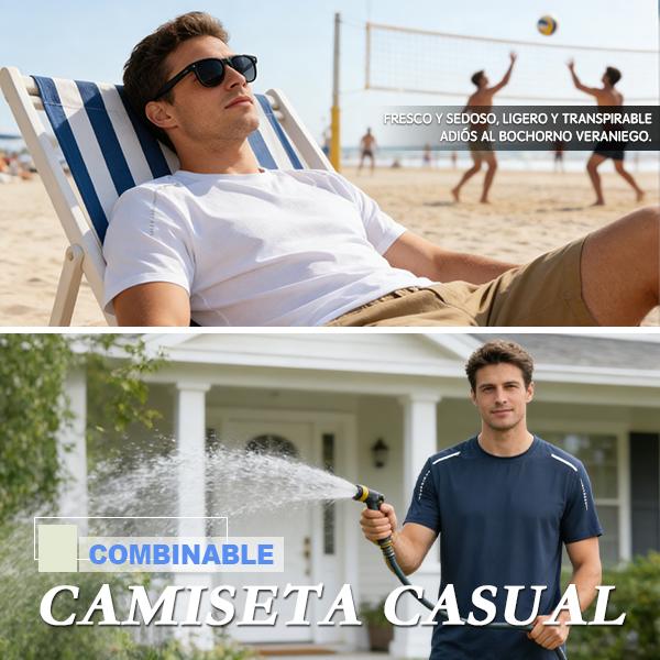Camisetas de hombre de secado rápido Pack de 5 ranspirable y ligera