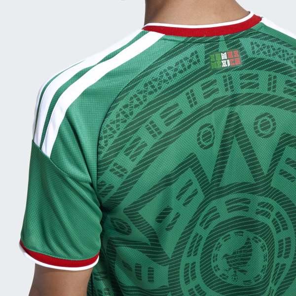 Paquete de 3 piezas：Jersey adidas para Hombre Local Selección Nacional de México 26 Verde