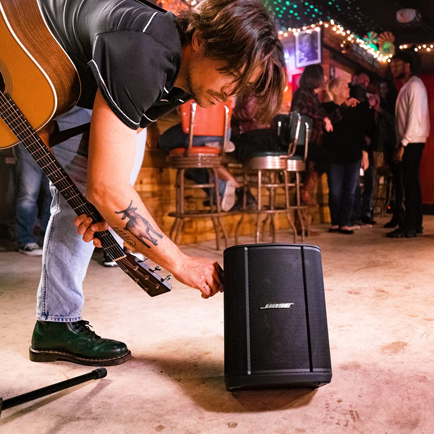 Nuevo Bose S1 Pro+ Altavoz Bluetooth Todo en uno, Sistema PA inalámbrico, Negro