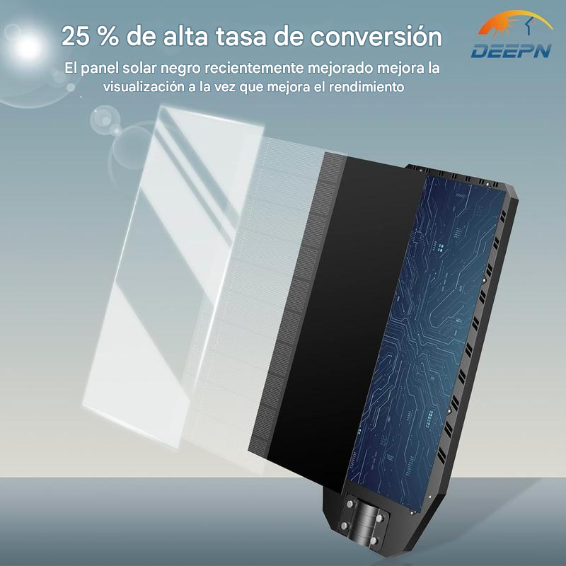 😱Stock limitado - ¡Compra 1 y llévate otra GRATIS!🎁 Farolas solares DEEPN 9000W IP67 superbrillantes, 650000 lúmenes, lámpara LED de bajo consumo, sensor de movimiento del anochecer al amanecer, control remoto, 3 modos de iluminación, iluminación e