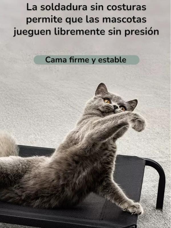 Cama Elevada Para Mascotas Grandes Perros Gatos Transpirable UNAMASCOTA