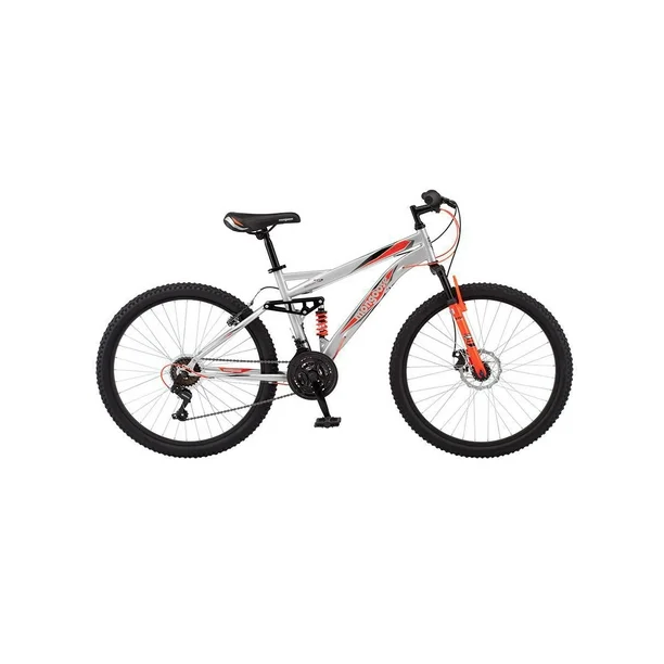 Bicicleta Mongoose Bedlam R26 Blanco con naranja