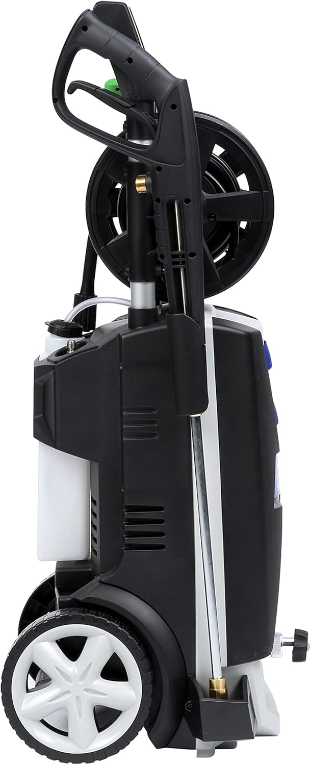 AR Blue Clean AR390SS 2000 PSI - Limpiador eléctrico con Pistola de Spray, Varilla, Manguera DE 76,2 cm y Cable de alimentación DE 88,9 cm, Color Azul, Azul, 1-Paquete