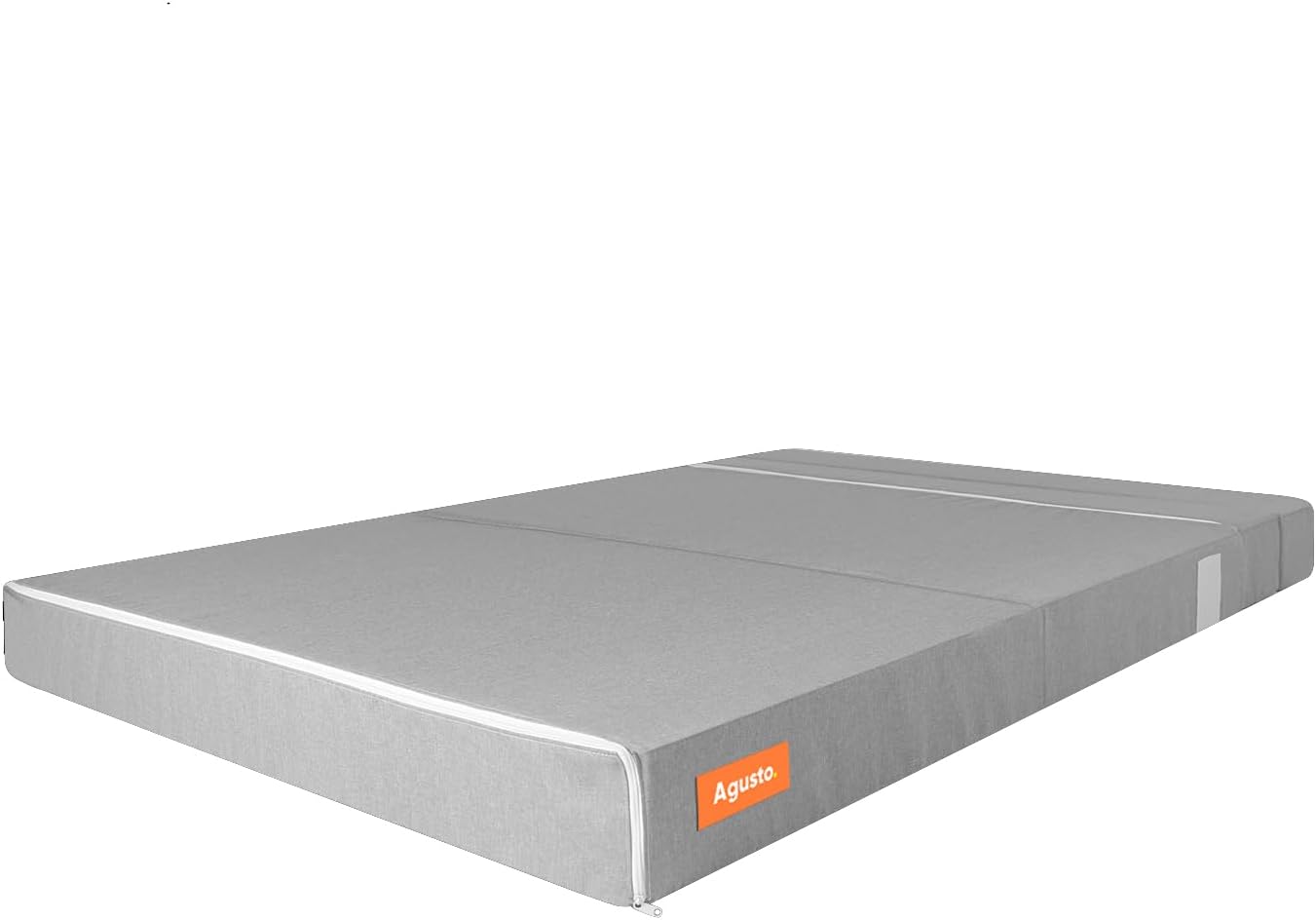 AGUSTO Sofá Cama Matrimonial Multifunción Colchon Plegable Futon Chaise Sillon Puff (Gris Claro)