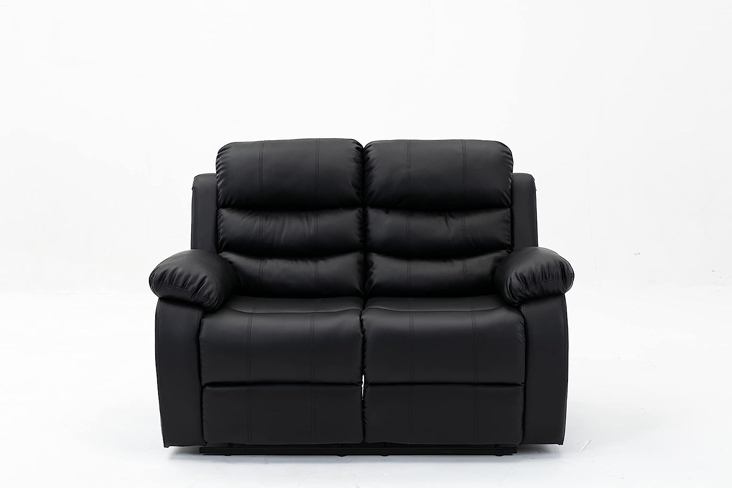 Sillón Midtown Concept Lounge Lounge de 2 secciones tapizado en piel sintética - Marrón - 95 CM X 104 CM X 150 CM