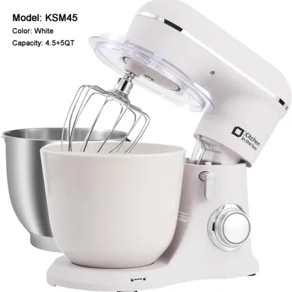 Batidora de pie, batidora eléctrica de cocina de 10 velocidades con cabezal inclinable y tazón de acero inoxidable; batidora para masas y repostería (pan, pasteles y galletas); regalo para la cocina.