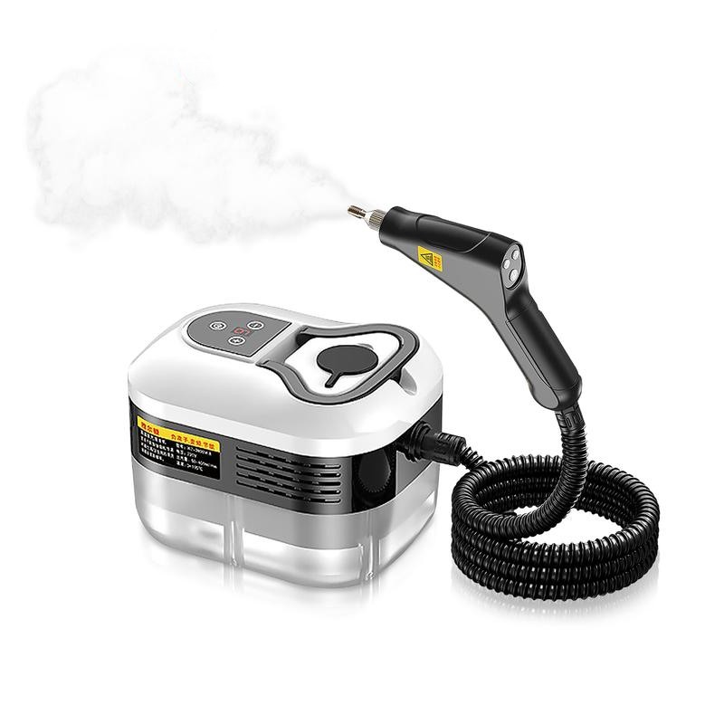 Limpiador de vapor port��til de mano con 10 accesorios, niveles ajustables, calentamiento r��pido, ideal para cocina, bao, azulejos y limpieza de autos.