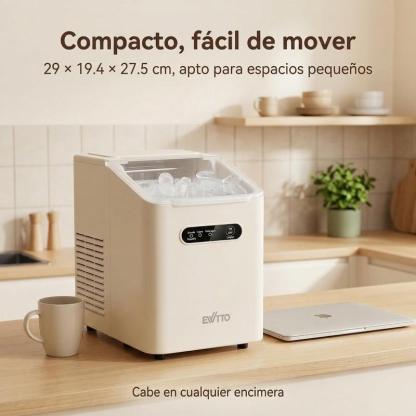 Máquina De Hielo Portátil Ewtto Con Cesta Y Pala Para Hielo fabricador de hieloID