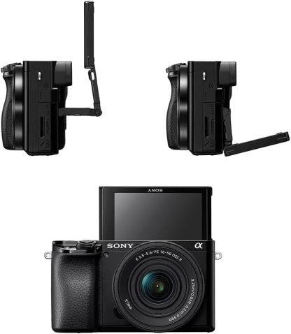 Sony Cámara Alpha 6400 APS-C con Nuevo Lente Zoom 16-50mm Versión 2 con autoenfoque más rápido, Ligero y silencioso
