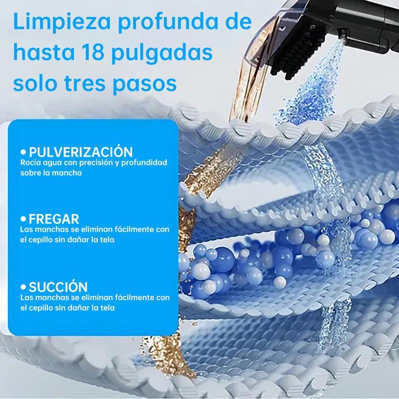 Aspiradora Lavadora Portátil para Alfombras 2L 110V