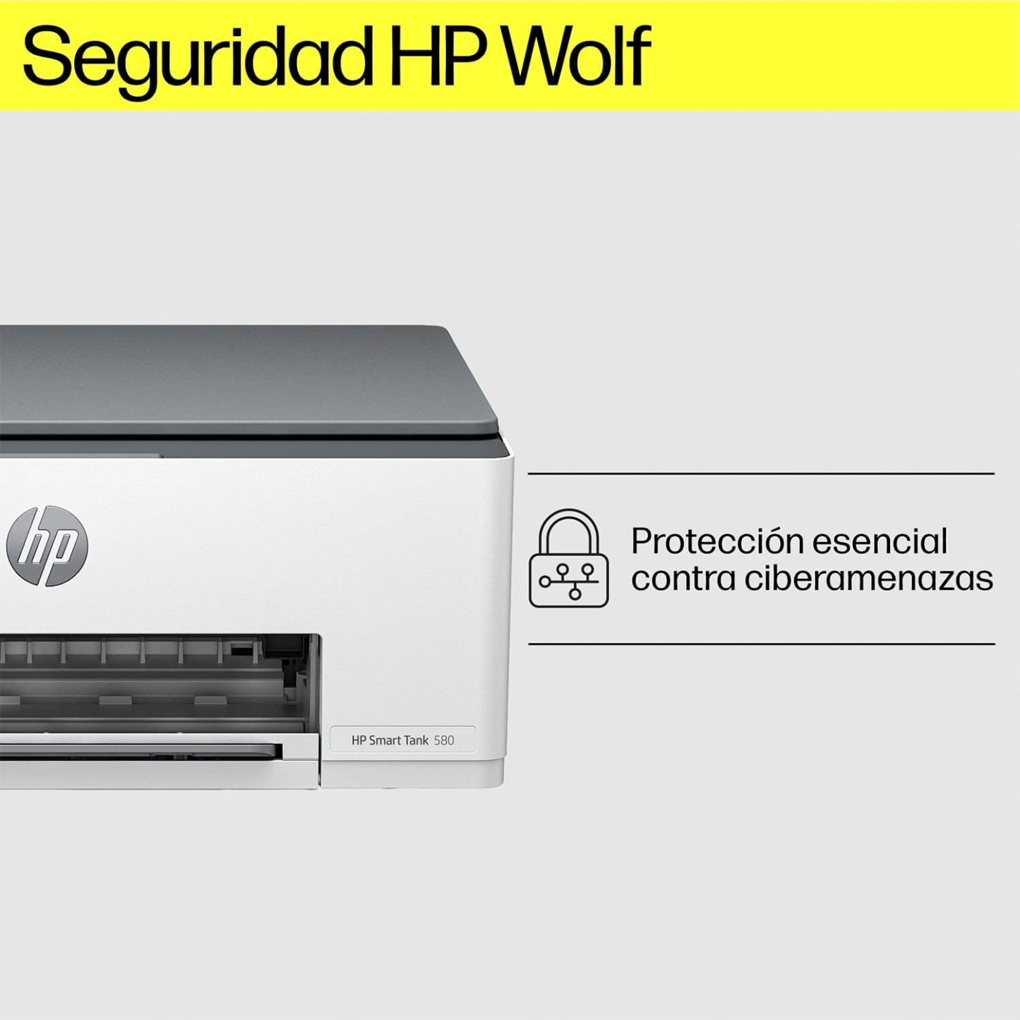 HP Impresora Multifuncional Smart Tank 580, Tinta Continua, Color, Wi-Fi, Dúplex (Doble Cara) Manual, Impresión Desde Smart App, 2 años de Garantía (1F3Y2A)