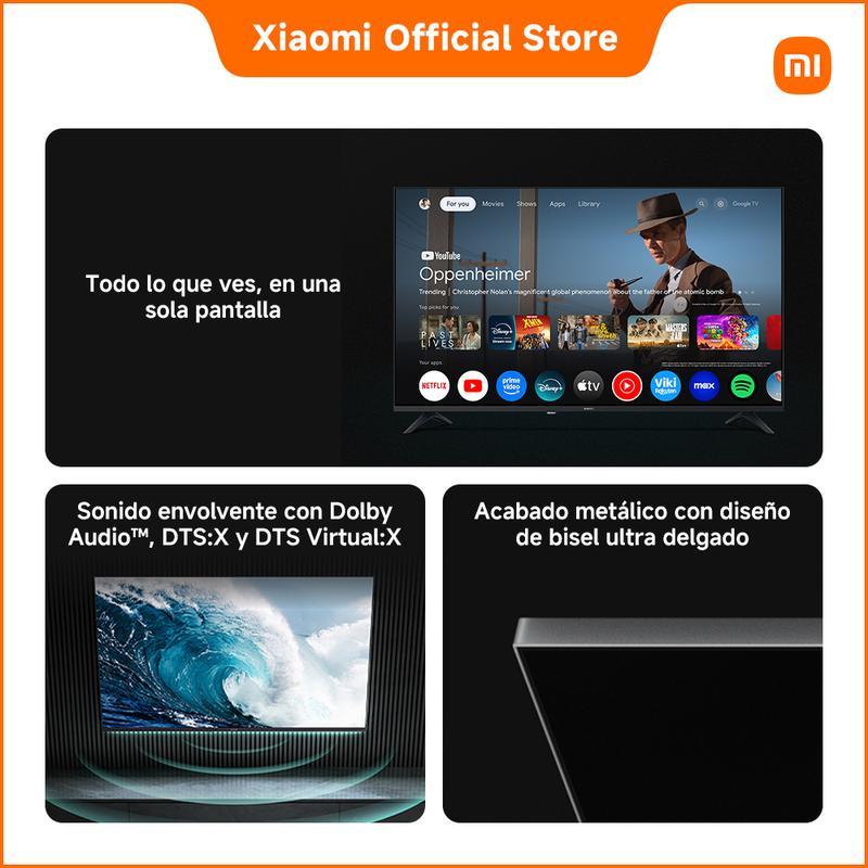 TV A 43 2026 | Google TV | Diseño Elegante con Bisel Ultrafino | Dolby Audio DTS:X + DTS Virtual:X1 | Voice Control