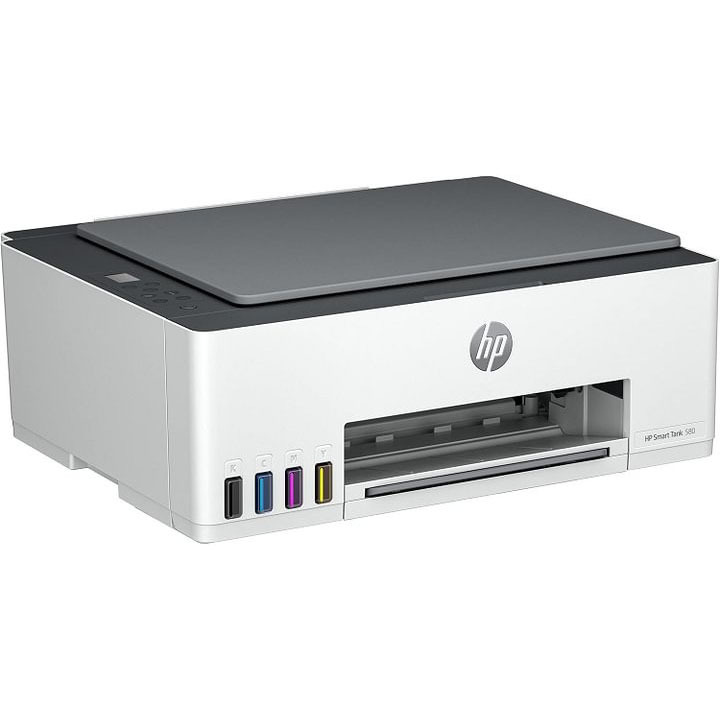 HP Impresora Multifuncional Smart Tank 580, Tinta Continua, Color, Wi-Fi, Dúplex (Doble Cara) Manual, Impresión Desde Smart App, 2 años de Garantía (1F3Y2A)