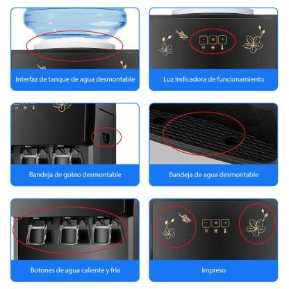 Dispensador De Agua Portátil Eléctrico Frío,templado,calient
