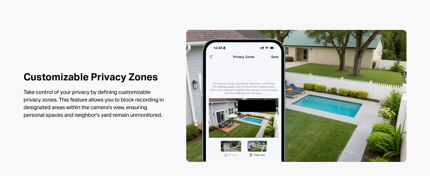 Customizable Privacy Zones
