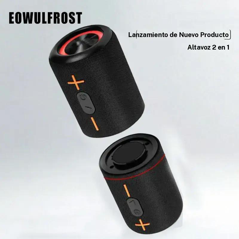 Altavoz Bluetooth EOWULFROST, sistema de sonido inalámbrico 2 en 1, alta potencia de 20 W, 24 horas de autonomía, ideal para uso en interiores y exteriores.