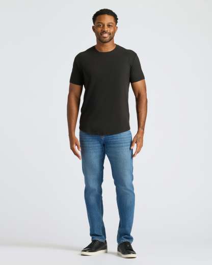 Classic Curved Hem Crew Neck 3-Pack