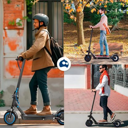 Bluelander Scooter E9 MAX Eléctrico Plegable para Adultos, Velocidad 35 km/h, Autonomía 40-45 km, Motor Sin Escobillas 960W, Scooter Adulto, Control por App Bluetooth, Scooter