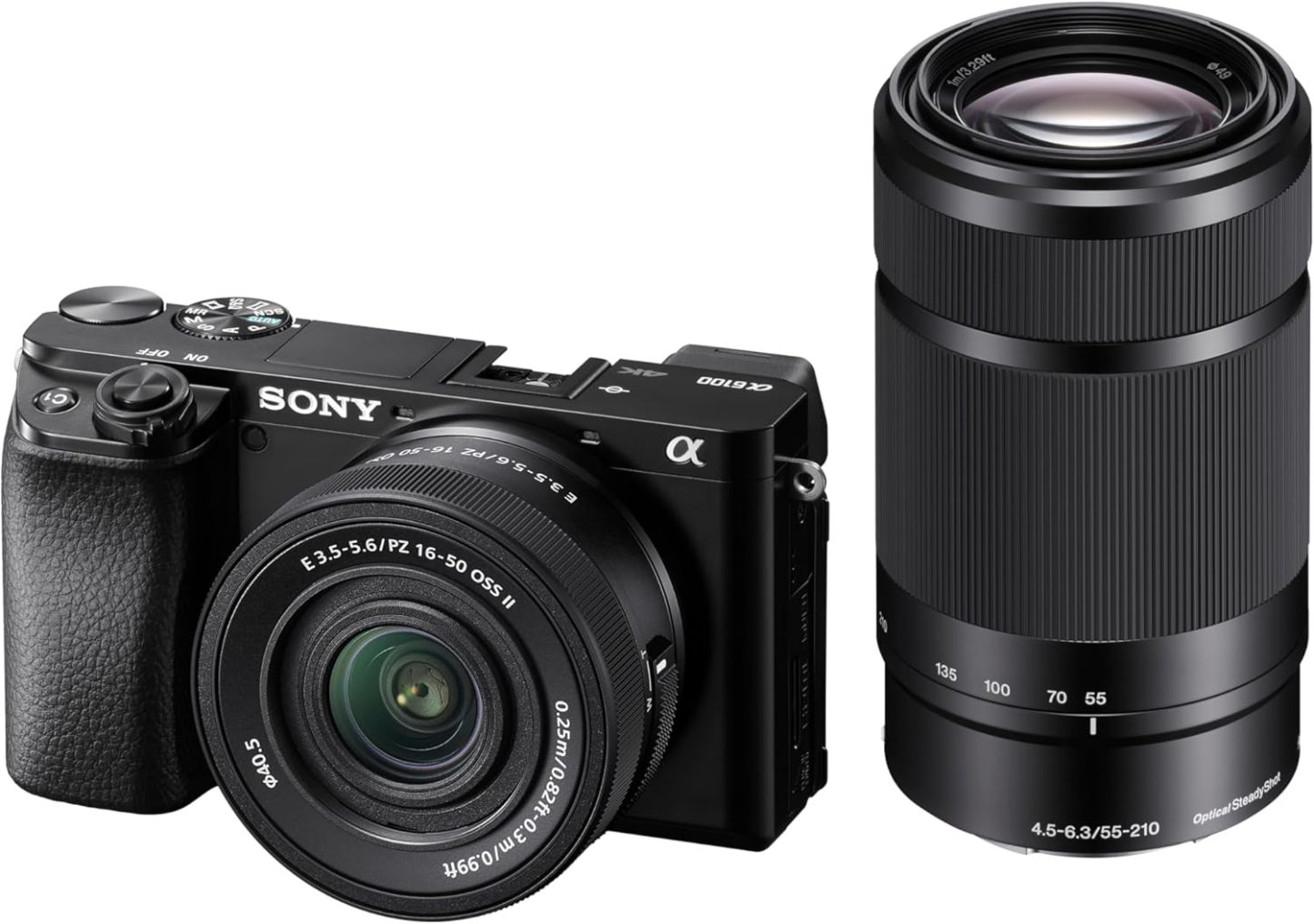 Sony Cámara Alpha 6400 APS-C con Nuevo Lente Zoom 16-50mm Versión 2 con autoenfoque más rápido, Ligero y silencioso