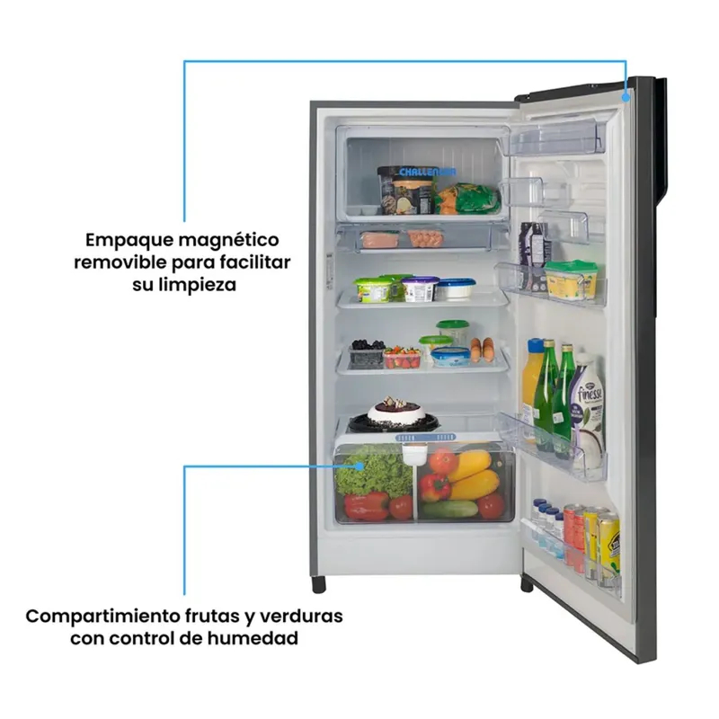 Nevera Challenger Frost 239 Lt Dispensador Agua CR-239 Gris