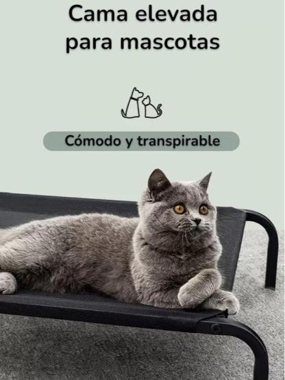Cama Elevada Para Mascotas Grandes Perros Gatos Transpirable UNAMASCOTA