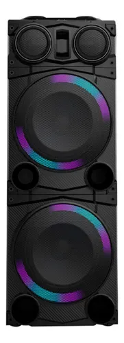 Bocina Doble 2500w Rms Awpoc10l Aiwa Color Negro