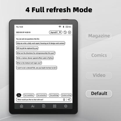 Bigme B6 Color eReader, 6 "Color Eink, libro electrónico, Android 14 Google Play (aplicación de terceros), Eyefrientonces, Kaleido 3, sin deslumbramiento, sin luz azul, sin fatiga visual, para libreros, booktok, similar al papel, leer al sol, Audiolibro,