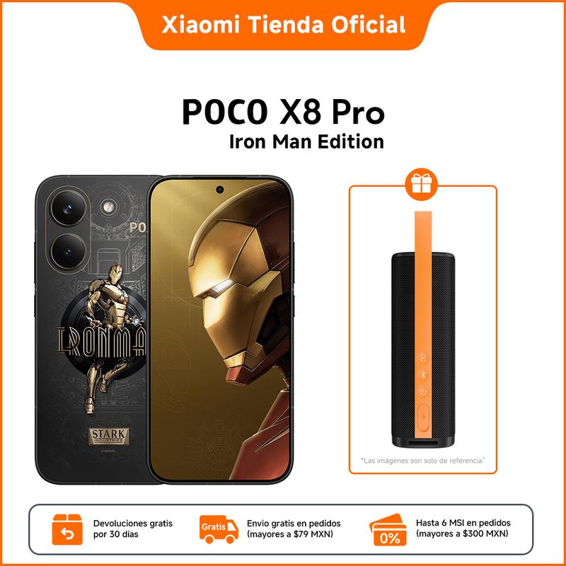 POCO X8 Pro | Con regalo exclusivo | Procesador Dimensity 8500-Ultra | Batería de 6500mAh (típ) con HyperCharge de 100W | Pantalla AMOLED ultrabrillante de 1.5K y 120Hz | Cámara Sony IMX882 de 50MP con OIS | Resistencia al polvo y al agua IP68